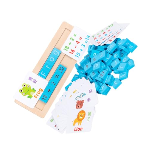 Toddmomy 1Satz Holzspielzeug Alphabet Lernspielzeug Interaktives für Fördert und Mathematikfähigkeiten und Sicher Toddmomy 1Satz Holzspielzeug Alphabet Lernspielzeug Interaktives für Fördert und Mathematikfähigkeiten und Sicher von Toddmomy