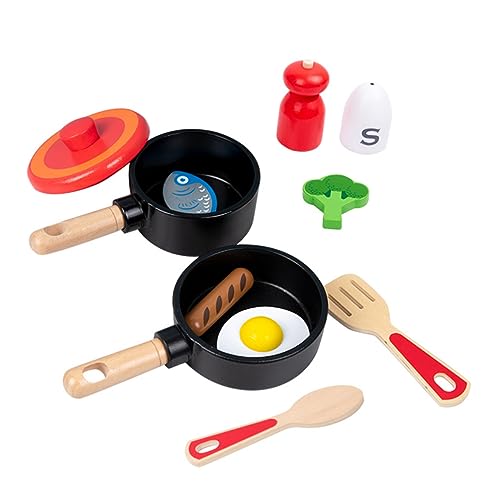 Toddmomy 1Satz Holzspielzeug Spielküchenzubehör für Rollenspielset mit Küchenutensilien Langlebiges Küchenspielzeug für Kreative Kochspiele für Jungen Toddmomy 1Satz Holzspielzeug Spielküchenzubehör für Rollenspielset mit Küchenutensilien Langlebiges Küchenspielzeug für Kreative Kochspiele für Jungen von Toddmomy