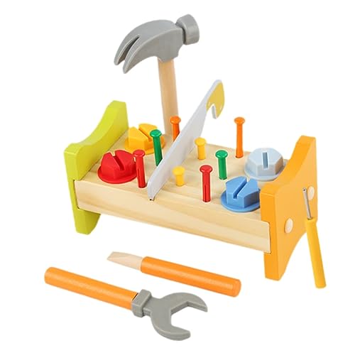 Toddmomy 1Satz Holzspielzeug für Kleinkinder Lernwerkbank mit Hämmern Pädagogisches Hand Auge Koordination und Kreativität für Ab Jahr Toddmomy 1Satz Holzspielzeug für Kleinkinder Lernwerkbank mit Hämmern Pädagogisches Hand Auge Koordination und Kreativität für Ab Jahr von Toddmomy