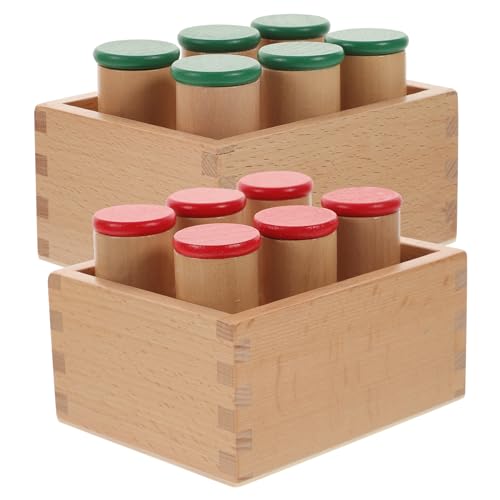 Toddmomy 1Satz Holzstuhrröhrenspielzeug für Montessori Hörspielzeug Logischem und Sensorischem Lernen für Interaktive Spiele und Frühe Bildung Toddmomy 1Satz Holzstuhrröhrenspielzeug für Montessori Hörspielzeug Logischem und Sensorischem Lernen für Interaktive Spiele und Frühe Bildung von Toddmomy
