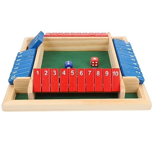 Toddmomy 1Satz Holzwürfelspiel Lustiges Brettspiel für Spieler Würfelspiel für Partys und Familienunterhaltung Sicheres Rutschfestes Design Leicht und Tragbar Fördert Toddmomy 1Satz Holzwürfelspiel Lustiges Brettspiel für Spieler Würfelspiel für Partys und Familienunterhaltung Sicheres Rutschfestes Design Leicht und Tragbar Fördert von Toddmomy
