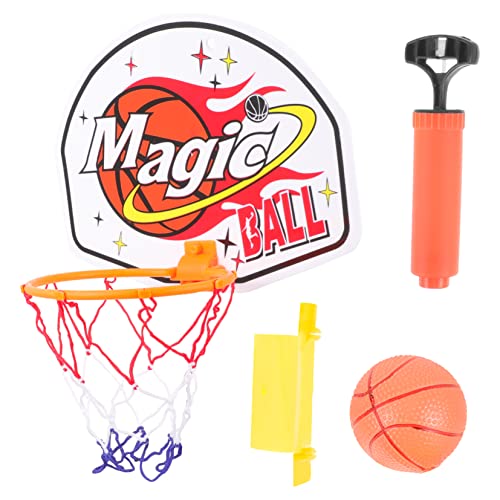 Toddmomy 1Satz Indoor Basketballkorb für Wandmontage ohne Bohren Mini Bälle Fördert Eltern Junge Mädchen Interaktion und Sportfähigkeiten Design für Indoor Spaß von Toddmomy