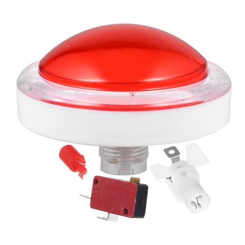 Toddmomy 1Satz Interaktiver LED Summer Schalter Multifunktionaler Gaming mit Automatischer Rückstellung für Spielekonsolen und Quizspiele Rote Ausführung Toddmomy 1Satz Interaktiver LED Summer Schalter Multifunktionaler Gaming mit Automatischer Rückstellung für Spielekonsolen und Quizspiele Rote Ausführung von Toddmomy
