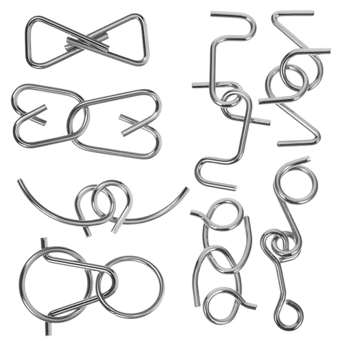 Toddmomy 1Satz Interlock Puzzlespielzeug aus Metall Teiliges Gehirnverriegelungsrätsel für Erwachsene Bildungsspielzeug Hand Auge Koordination Toddmomy 1Satz Interlock Puzzlespielzeug aus Metall Teiliges Gehirnverriegelungsrätsel für Erwachsene Bildungsspielzeug Hand Auge Koordination von Toddmomy