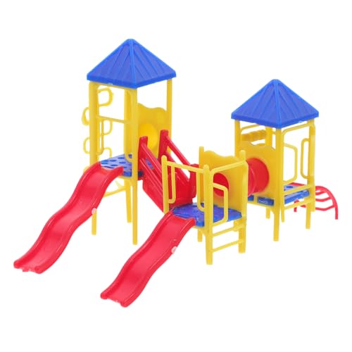 Toddmomy 1Satz Kinderspielplatz Modell Aus Hochwertigem Lebendige Sandspielplatz Dekoration Für Puppenhäuser Farbenfrohes Design Tolles von Toddmomy