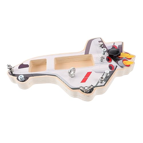 Toddmomy 1Satz Kinderspielzeug aus Interaktives Raumschiff Busy Board Lernspielzeug für Kreative DIY Aktivitäten Pädagogisches für Sicher und Langlebig Fördert Frühe Entwicklung von Toddmomy