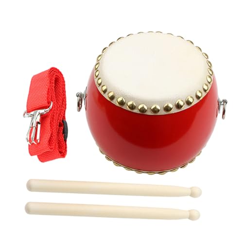 Toddmomy 1Satz Kleinkindtrommel mit Drumsticks für Musikspielzeug und Party Requisiten Unterstützt Musikalische Fähigkeiten und Hörschulung von Toddmomy