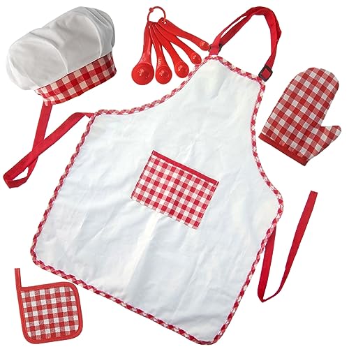 Toddmomy 1Satz Kochschürze Set mit Teiliges Backzubehör für Kleinkinder für Koch und Malaktivitäten mit Feiner Verarbeitung und Leuchtenden Farben Toddmomy 1Satz Kochschürze Set mit Teiliges Backzubehör für Kleinkinder für Koch und Malaktivitäten mit Feiner Verarbeitung und Leuchtenden Farben von Toddmomy