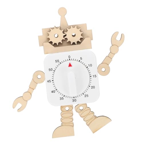 Toddmomy 1Satz Kognitive für Gear Timer Lernspielzeug DIY Zubehör Fördert Hand Auge Koordination und Kreativität Hochwertiges Holzmaterial für Ab Jahr von Toddmomy