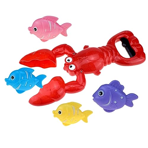 Toddmomy 1Satz Kreatives Badewannenspielzeug Interaktives Wasserspielzeug Fischen für Ergonomischer Griff Sicherer für Jungen und Ab Jahr von Toddmomy