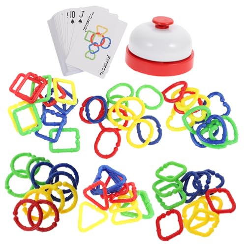Toddmomy 1Satz Kreatives Haken Einfügespielzeug für Verlinkten Kreisen Fantasie Kreativität und Hand Auge Koordination für Drinnen und Draußen von Toddmomy