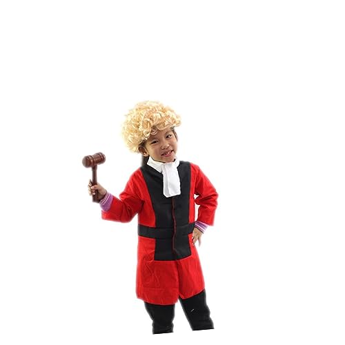 Toddmomy 1Satz Kreatives Halloween Kostüm für Cosplay Kleidung Richter Anzug für Halloween Party Maskeraden und Bühnenaufführungen Weiche Hautfreundliche Materialien von Toddmomy
