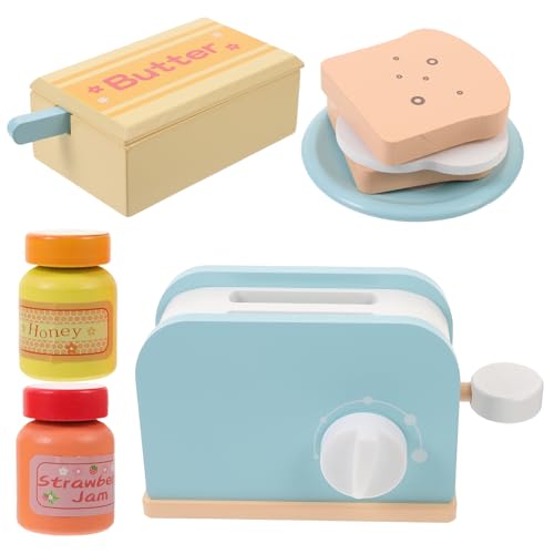 Toddmomy 1Satz Küchen Toaster Set Interaktives Holzspielzeug für Pädagogisches Kochspielzeug Kreativität und Vorstellungskraft für Eltern Junge Mädchen Spiele Toddmomy 1Satz Küchen Toaster Set Interaktives Holzspielzeug für Pädagogisches Kochspielzeug Kreativität und Vorstellungskraft für Eltern Junge Mädchen Spiele von Toddmomy