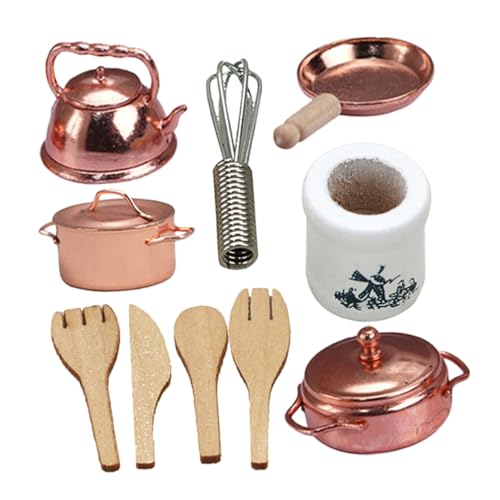 Toddmomy 1Satz Küchenutensilien für Teiliges Puppenhaus Zubehör mit Töpfen und Pfannen Kreatives und Dekorieren der Mini für Kleine Toddmomy 1Satz Küchenutensilien für Teiliges Puppenhaus Zubehör mit Töpfen und Pfannen Kreatives und Dekorieren der Mini für Kleine von Toddmomy