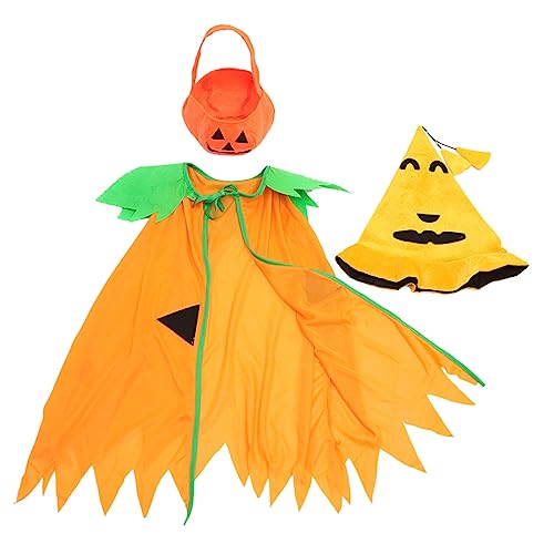 Toddmomy 1Satz Kürbis Kostüm Für Halloween Cosplay Umhang Mit Hut Und Trick Kostümset Für Erwachsene Langlebige Materialien Halloween Partys von Toddmomy