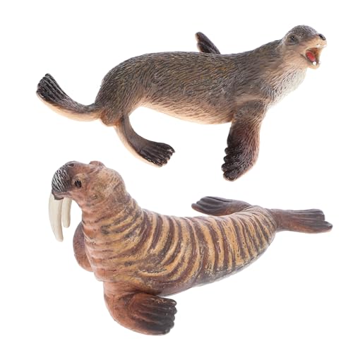 Toddmomy 1Satz Lebensechten Meerestiermodellen Simulation von Seelöwe und Walross Dekorative Figuren für Aquarien Terrarien Geeignet Toddmomy 1Satz Lebensechten Meerestiermodellen Simulation von Seelöwe und Walross Dekorative Figuren für Aquarien Terrarien Geeignet von Toddmomy