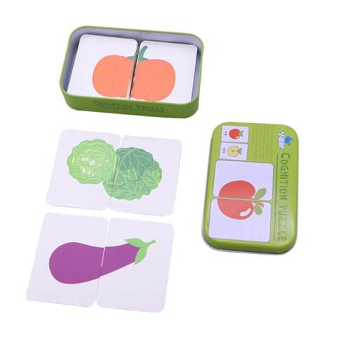 Toddmomy 1Satz Lernkarten Puzzle Spiel für Kleinkinder Frühe Spielzeuge mit Obst und Alltagsgegenständen für Kreatives Lernen und Spaß im Spiel Toddmomy 1Satz Lernkarten Puzzle Spiel für Kleinkinder Frühe Spielzeuge mit Obst und Alltagsgegenständen für Kreatives Lernen und Spaß im Spiel von Toddmomy