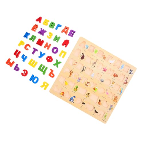 Toddmomy 1Satz Lernpuzzle aus Holz für Kleinkinder Russisches Alphabet Puzzlebrett Beobachtungsfähigkeiten Stabil und Kinderfreundlich Gestaltet Toddmomy 1Satz Lernpuzzle aus Holz für Kleinkinder Russisches Alphabet Puzzlebrett Beobachtungsfähigkeiten Stabil und Kinderfreundlich Gestaltet von Toddmomy