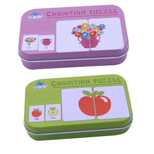 Toddmomy 1Satz Lernspielzeug für Kleinkinder Früchte Alltagsgegenstände Pädagogisches Puzzle für Frühe Bildung Fördert Kreativität und Eltern Interaktion von Toddmomy
