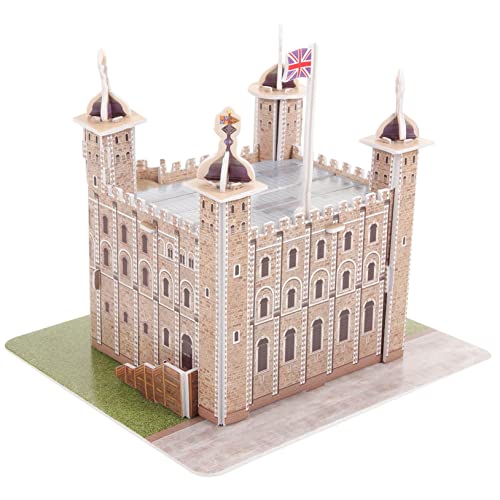 Toddmomy 1Satz London Tower Puzzle Kinderpädagogisches Rätsel für Erwachsene und Leicht Zusammenbaubar Fördert Hand Auge Koordination zum Lernen und Dekorieren von Toddmomy