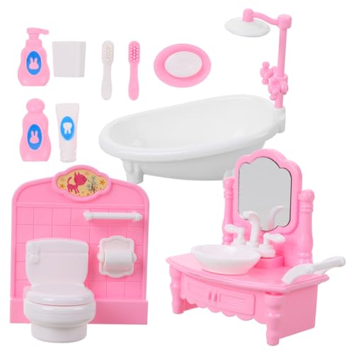 Toddmomy 1Satz Maßstab Badewanne Und Toilette Kleines Badezimmerdekor Für Puppenhaus Dekoration Und Foto Requisiten Toddmomy 1Satz Maßstab Badewanne Und Toilette Kleines Badezimmerdekor Für Puppenhaus Dekoration Und Foto Requisiten von Toddmomy