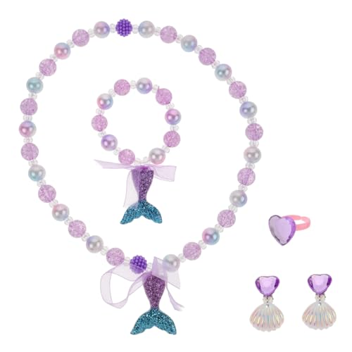 Toddmomy 1satz Mädchen Meerjungfrau Schmuckset Teiliges Armband Ohrringe Halskette Aus Bunten Perlen Für Partys Geburtstagsfeiern Und Kostüme Sicher Und Leicht Für Täglichen Gebrauch Toddmomy 1satz Mädchen Meerjungfrau Schmuckset Teiliges Armband Ohrringe Halskette Aus Bunten Perlen Für Partys Geburtstagsfeiern Und Kostüme Sicher Und Leicht Für Täglichen Gebrauch von Toddmomy
