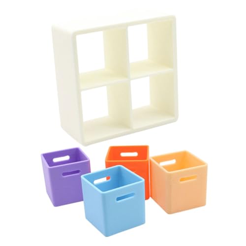 Toddmomy 1Satz Mini Aufbewahrungsbox für Puppenhauszubehör Realistische Aufbewahrungslösung mit Kunststoff Regalmodellen für Kreative Spiele Toddmomy 1Satz Mini Aufbewahrungsbox für Puppenhauszubehör Realistische Aufbewahrungslösung mit Kunststoff Regalmodellen für Kreative Spiele von Toddmomy
