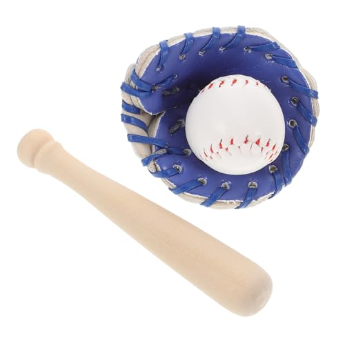 Toddmomy 1Satz Mini Baseball für Puppenhäuser Teiliges Zubehör aus PU und Mini Dekoration für Kreative Bastelprojekte und Freizeitaktivitäten von Toddmomy