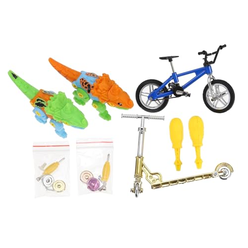 Toddmomy 1Satz Mini Finger Fahrrad DIY Dinosaurier Modell Mit Finger Scooter Und Zubehör Für Kreative Tischdekoration Und Spielspaß von Toddmomy