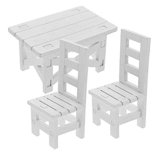 Toddmomy 1Satz Mini Möbel Teiliges Puppenhaus Und Stuhlset Stühle Für Zubehör Für Spielzeughäuser Und Kreative Rollenspiele Jungen von Toddmomy