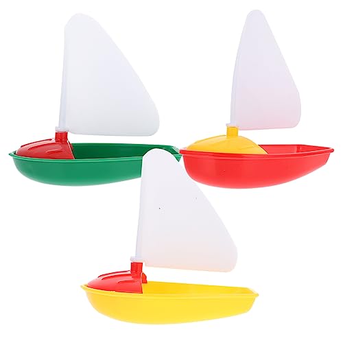 Toddmomy 1Satz Mini Plastik Segelboot Badewanne und Badespaß Sicher und Langlebig für Kleinkinder und Jungen Mädchen von Toddmomy