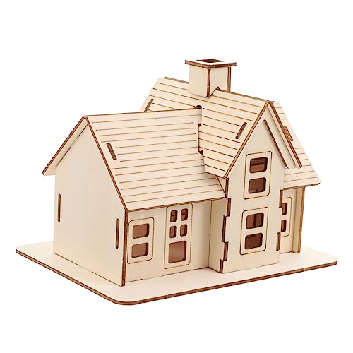 Toddmomy 1Satz Montagehaus Puzzle Holzpuzzle Für DIY Holzhaus Modell Kreatives Bastelset Für Weihnachten Und Geburtstage Dekoratives Modell Toddmomy 1Satz Montagehaus Puzzle Holzpuzzle Für DIY Holzhaus Modell Kreatives Bastelset Für Weihnachten Und Geburtstage Dekoratives Modell von Toddmomy
