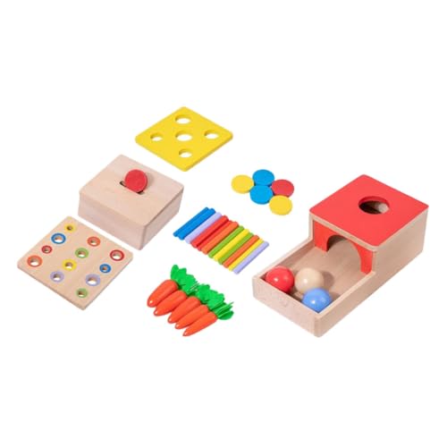 Toddmomy 1Satz Montessori Für Handgefertigtes Holzspielzeug Hand Augen Koordination Motorischen Fähigkeiten Und Farbenerkennung Für Vorschulkinder Ab Toddmomy 1Satz Montessori Für Handgefertigtes Holzspielzeug Hand Augen Koordination Motorischen Fähigkeiten Und Farbenerkennung Für Vorschulkinder Ab von Toddmomy
