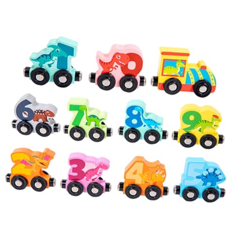 Toddmomy 1Satz Montessori Holzspielzeug Zugset Niedliches Dinosaurier Zahlenzugspielzeug für Kleinkinder Fördert Kreativität und Hand Augen Koordination Sicheres und Langlebiges Holz Toddmomy 1Satz Montessori Holzspielzeug Zugset Niedliches Dinosaurier Zahlenzugspielzeug für Kleinkinder Fördert Kreativität und Hand Augen Koordination Sicheres und Langlebiges Holz von Toddmomy
