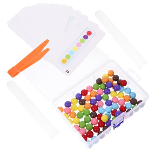 Toddmomy 1Satz Montessori Holzspielzeug für Pädagogisches Feinmotorik und Farberkennung Aufgabenkarten und Aufbewahrungsbox Toddmomy 1Satz Montessori Holzspielzeug für Pädagogisches Feinmotorik und Farberkennung Aufgabenkarten und Aufbewahrungsbox von Toddmomy