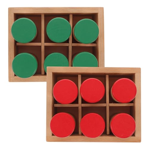 Toddmomy 1Satz Montessori Lernspielzeug Holzstuhrröhrenspielzeug für Sensorisches zur Hörausbildung Fördert Geduld und Konzentration Geeignet für Neugeborene und Kleinkinder von Toddmomy