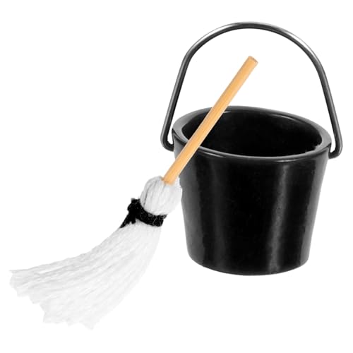 Toddmomy 1Satz Moppset mit Eimer Teiliges für Puppenhäuser Realistische Mini Hausdekoration Sicheres Material für Kreative Bastelarbeiten und Mikrolandschaften Toddmomy 1Satz Moppset mit Eimer Teiliges für Puppenhäuser Realistische Mini Hausdekoration Sicheres Material für Kreative Bastelarbeiten und Mikrolandschaften von Toddmomy