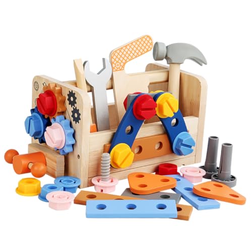 Toddmomy 1Satz Multifunktionales Lernspielzeug Für Werkzeugset Muttern Kindergeschenk Für Kleinkinder Fördert Kreative Rollenspiele Und Handwerkliche von Toddmomy