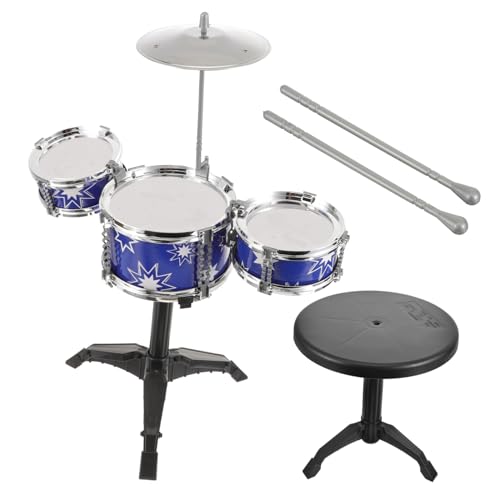 Toddmomy 1Satz Musikalisches Trommelspielzeug für Pädagogisches Drum für Kleinkinder TLG mit Stuhl Fördert Kreativität und Interaktion für Vorschule und Frühes von Toddmomy