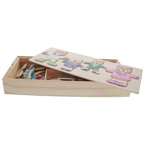 Toddmomy 1Satz Pädagogisches Holzpuzzle für Anzieh Puzzle mit Cartoon Tieren Bär Interaktives Kreativität und Fantasie Sicheres und Langlebiges Design Toddmomy 1Satz Pädagogisches Holzpuzzle für Anzieh Puzzle mit Cartoon Tieren Bär Interaktives Kreativität und Fantasie Sicheres und Langlebiges Design von Toddmomy