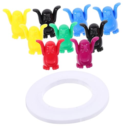 Toddmomy 1Satz Pinguin Stapelspielzeug für Pädagogisches Balance aus Natürlichen Materialien Fördert Hand Augen Koordination und Konzentration für Kreative Spielzeiten von Toddmomy
