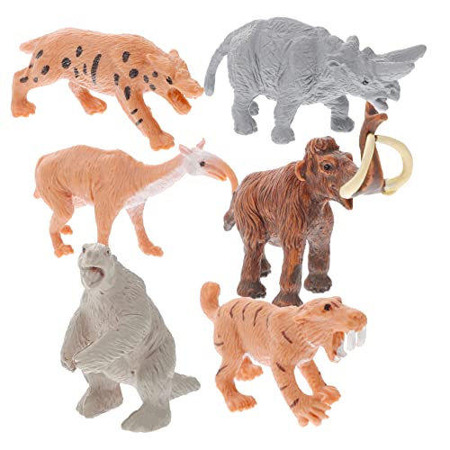 Toddmomy 1Satz Prähistorischen Tiermodellen Lehrspielzeug für Perfektes DIY Modell Anerkennungsfähigkeit für Schulunterricht und Wohnkultur von Toddmomy