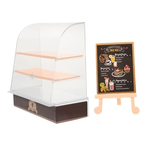 Toddmomy 1Satz Puppenhaus Bäckerei Vitrine für Kleine Kuchen und Dessert Präsentationen Kompakt Toddmomy 1Satz Puppenhaus Bäckerei Vitrine für Kleine Kuchen und Dessert Präsentationen Kompakt von Toddmomy