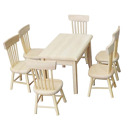 Toddmomy 1Satz Puppenhaus Möbel Dekoratives Tischstuhlset Aus Teilig Sicher Und Geruchlos Für Kreative Innenmodell Dekoration Langlebig Und Attraktiv Toddmomy 1Satz Puppenhaus Möbel Dekoratives Tischstuhlset Aus Teilig Sicher Und Geruchlos Für Kreative Innenmodell Dekoration Langlebig Und Attraktiv von Toddmomy