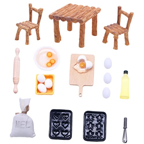 Toddmomy 1Satz Puppenhaus Möbel Teiliges Holz Esstisch und Stuhl Zubehör für Kreatives für Fördert Fantasie und Spaß im Miniaturhaus Toddmomy 1Satz Puppenhaus Möbel Teiliges Holz Esstisch und Stuhl Zubehör für Kreatives für Fördert Fantasie und Spaß im Miniaturhaus von Toddmomy