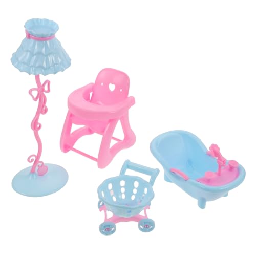 Toddmomy 1Satz Puppenhaus Set mit Badewanne Einkaufswagen und Möbeln Realistisches Rollenspiel für Sicheres und Kreatives zur Babyparty für Besondere Anlässe Toddmomy 1Satz Puppenhaus Set mit Badewanne Einkaufswagen und Möbeln Realistisches Rollenspiel für Sicheres und Kreatives zur Babyparty für Besondere Anlässe von Toddmomy