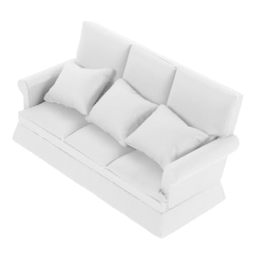 Toddmomy 1Satz Puppenhaus Sofa mit Kissen Klassisches Design für Puppenhaus Dekoration für Kinderzimmer und Wohnzimmer Langlebige und Sichere Puppenmöbel DIY Toddmomy 1Satz Puppenhaus Sofa mit Kissen Klassisches Design für Puppenhaus Dekoration für Kinderzimmer und Wohnzimmer Langlebige und Sichere Puppenmöbel DIY von Toddmomy