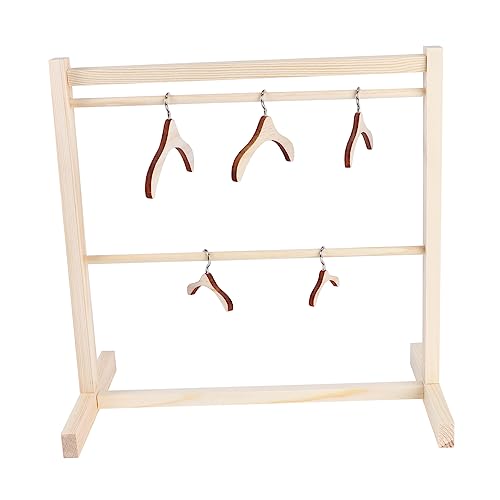 Toddmomy 1Satz Puppenkleiderständer Set aus Holz Teiliges Kit für Puppenbekleidung zur Organisation von Puppenoutfits und Puppenzubehör Hochwertige Holzmaterialien Höhe Toddmomy 1Satz Puppenkleiderständer Set aus Holz Teiliges Kit für Puppenbekleidung zur Organisation von Puppenoutfits und Puppenzubehör Hochwertige Holzmaterialien Höhe von Toddmomy