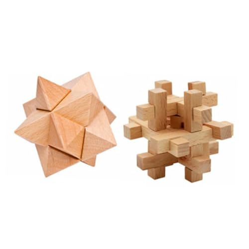 Toddmomy 1Satz Puzzle Schloss Holzspielzeug Teiliges Iq Rätsel Für Erwachsene Und Lu Ban Kreatives Denkspiel Zur Stressreduktion Hand Auge Koordination von Toddmomy