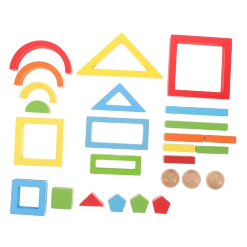 Toddmomy 1Satz Regenbogen Lernspielzeug für Geometrisches Holzspielzeug zur Kognitiver Fähigkeiten Strapazierfähig und Farbenfroh für Indoor Spielaktivitäten Toddmomy 1Satz Regenbogen Lernspielzeug für Geometrisches Holzspielzeug zur Kognitiver Fähigkeiten Strapazierfähig und Farbenfroh für Indoor Spielaktivitäten von Toddmomy
